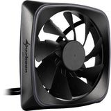 Sharkoon rgb shark lights case fan (zwart, 120 x 120 x 25 mm)