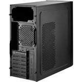Silverstone sst-ps13b midi tower behuizing (zwart | 2x usb-a)