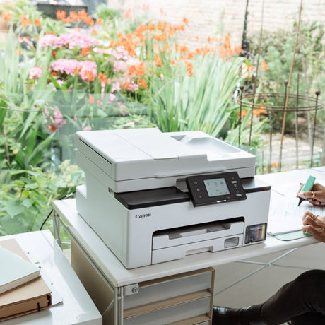 Canon maxify gx2051 all-in-one inkjetprinter met faxfunctie (wit, printen, kopiëren, scannen, faxen, wi-fi)