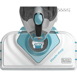 Black+decker 1600w steam-mop bhsm1615dam-qs stoomreiniger (wit blauw, incl. steamitt, deltavoet en 17 accessoires)