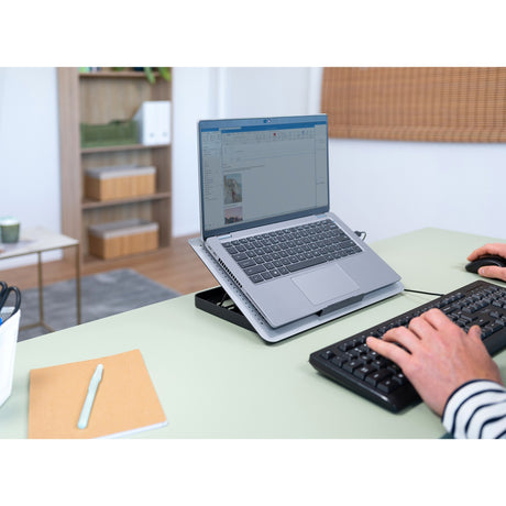 Trust exto laptop cooling stand laptopkoeler (grijs)