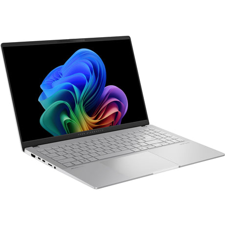 Asus vivobook s 15 oled s5507qa-ma006w 15.6 copilot+ pc 15.6 laptop (zilver | snapdragon x elite x1e-78-100 | qualcomm adreno | 16 gb | 1 tb ssd | 120 hz)