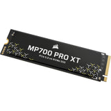Corsair mp700 pro xt 2 tb ssd (zwart, pcie gen5 x4 nvme 2.0, m.2 2280, 3d tlc nand)