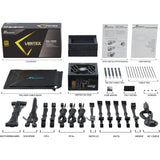 Seasonic vertex gx-1200 modulaire 1200 watt voeding (zwart, 1x 12v-2x6, 3x pcie)