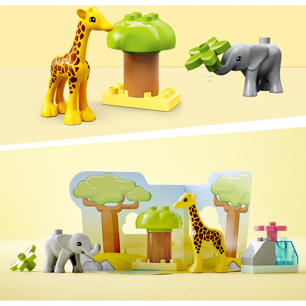 Lego duplo - wilde dieren van afrika constructiespeelgoed (10971)