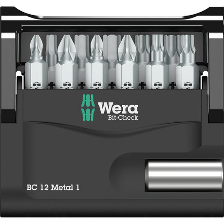Wera bitset bit-check 12 metal 1 (universele houder en bits)