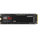 Samsung 990 pro 4 tb ssd (mz-v9p4t0bw, pcie gen 4.0 x4, nvme 2.0)