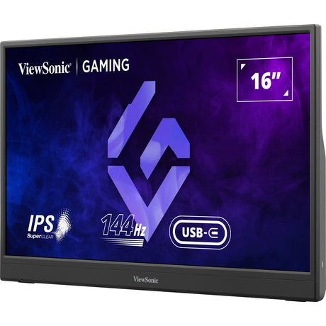 Viewsonic vx1654 draagbare gaming monitor 16 (zwart, 1x micro hdmi, 2x usb-c, 144 hz)