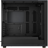 Fractal design north xl midi tower behuizing (zwart houtkleur | 2x usb-a | 1x usb-c | tempered glass)