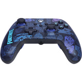 Powera advantage controller met kabel voor de xbox series x|s - fortnite: victory royale (donkerblauw, xbox series x|s, xbox one, pc)