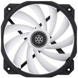 Silverstone shark force 160 argb case fan (zwart, 160 x 160 x 25 mm, pwm)