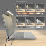 Act connectivity dimbare clip-on laptop led-lichtbalk led-bar (zwart, usb-voeding, 3000k-6500k)