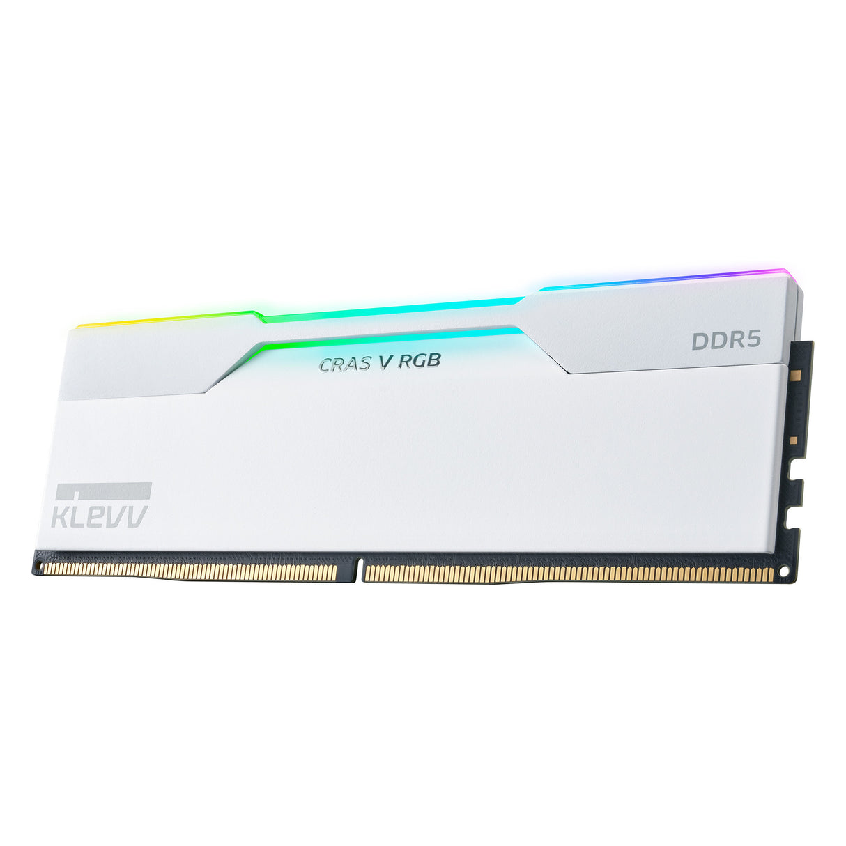 Klevv 32 gb ddr5-6000 (2x 16 gb) kit werkgeheugen (wit, kd5agua80-60a300j, cras v rgb, xmp 3.0, expo)