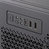 Silverstone rm52 server behuizing (zwart | 2x usb-a | 1x usb-c)