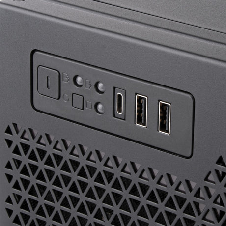 Silverstone rm52 server behuizing (zwart | 2x usb-a | 1x usb-c)