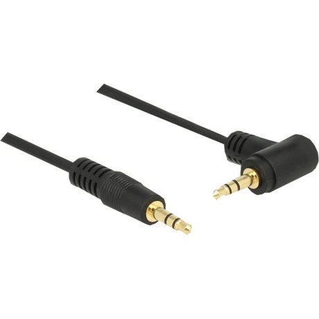 Delock 3,5 mm male > 3.5 mm male kabel (zwart, 1 meter)