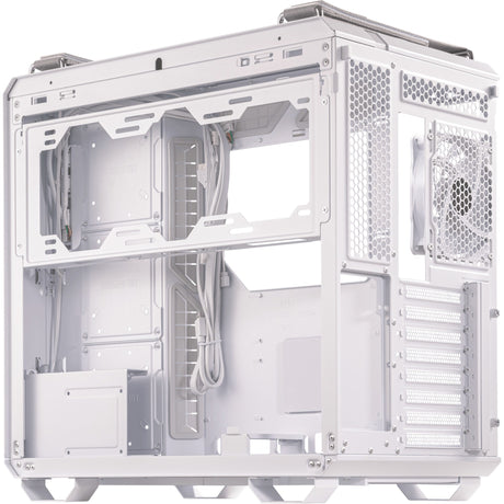 Asus tuf gaming gt502 plus midi tower behuizing (wit | 2x usb-a | 1x usb-c | tempered glass)