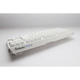 Ducky one 3 classic pure white tkl rgb mechanisch toetsenbord (wit, us lay-out (qwerty), cherry mx red, 80% (tkl), rgb leds, double-shot pbt, hot-swappable, quack mechanics)
