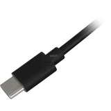Sharkoon usb-a 2.0 - usb-c kabel (zwart, 1 meter)