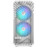 Fractal design torrent white rgb tg clear tint midi tower behuizing (wit | 2x usb-a | 1x usb-c | rgb | window)