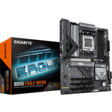 Gigabyte b850 eagle wifi6e socket am5 moederbord (zwart grijs, raid, gb-lan, wi-fi 6e, bt, sound, atx)