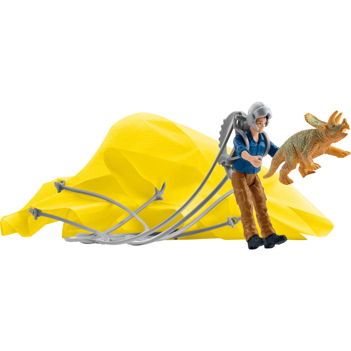 Schleich dinosaurus - dino parachute-reddingsbrigade - kinderspeelgoed voor jongens en meisjes - 4 tot 12 jaar 41471