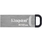 Kingston datatraveler kyson 512 gb usb-stick (zilver, dtkn 512gb)