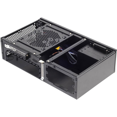 Silverstone milo ml05b htpc behuizing (zwart | 2x usb-a)