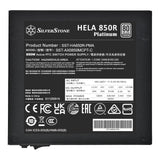 Silverstone hela 850r platinum modulaire 850 watt voeding (zwart, 4x pcie)