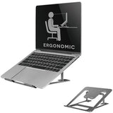 Neomounts nsls085grey opvouwbare laptop standaard (grijs)