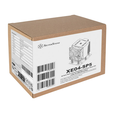 Silverstone sst-xe04-sp5b cpu-koeler (4-pins pwm fan-connector)
