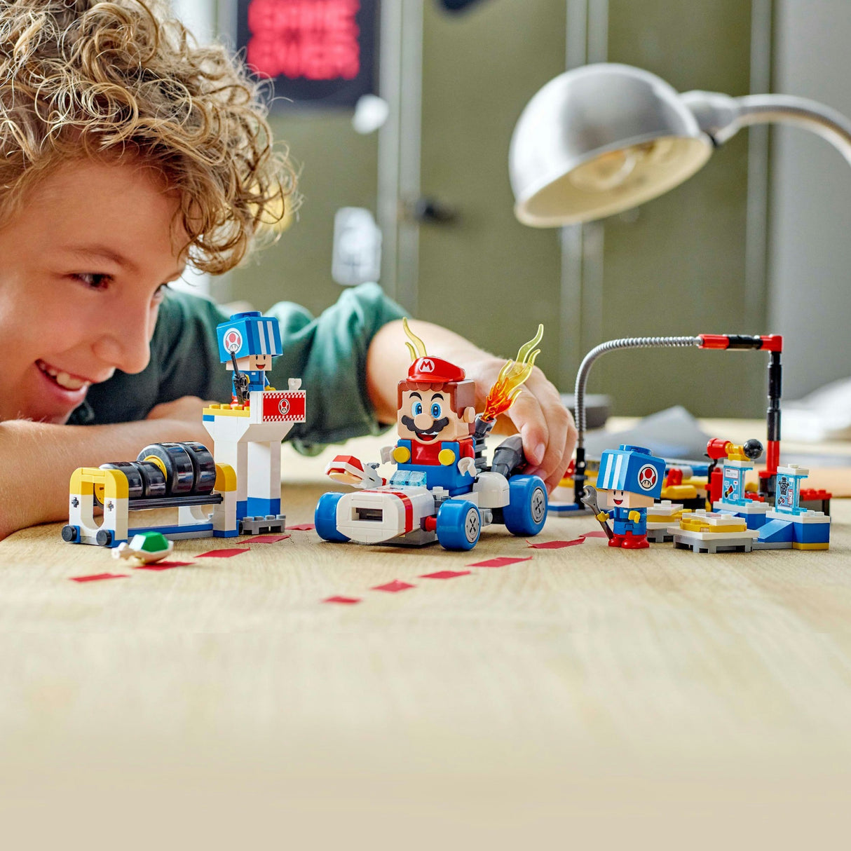 Lego super mario - mario kart - toads garage constructiespeelgoed (72035)