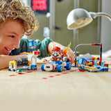 Lego super mario - mario kart - toads garage constructiespeelgoed (72035)