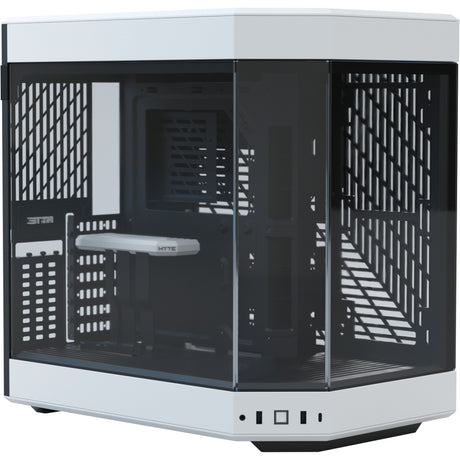 Hyte y60 midi tower behuizing (wit zwart | 3x usb-a | tempered glass)