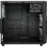 Sharkoon vg7-w rgb midi tower behuizing (zwart | 2x usb-a | rgb | window)