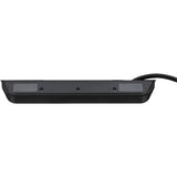 Brennenstuhl ®estilo hoekaansluitdoosstrook met usb laadfunctie 4-weg 2x b eschermend contactdoos 2x euro zilver zwart