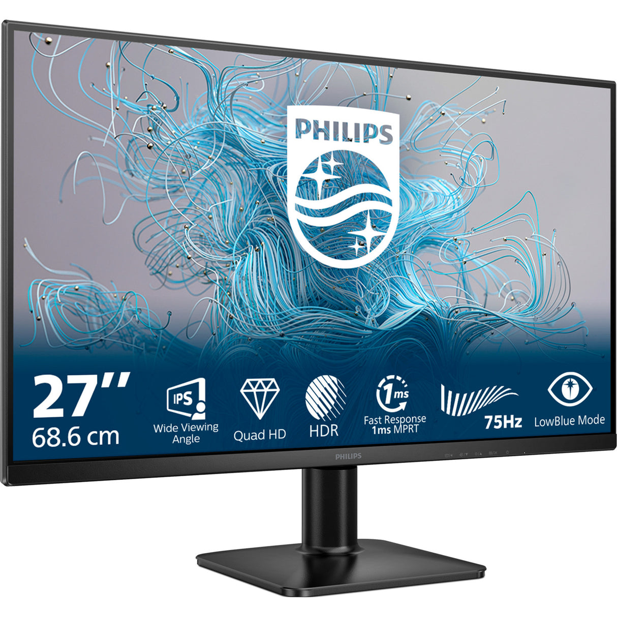 Philips 27e2n1500l 27 monitor (zwart, hdmi, displayport)