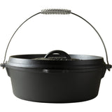 The windmill dutch oven 6 qt zonder pootjes kookpan (zwart, ø 31,5 cm | 5.9 liter)