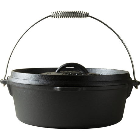 The windmill dutch oven 6 qt zonder pootjes kookpan (zwart, ø 31,5 cm | 5.9 liter)