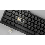 Ducky one x mini wireless rgb mechanisch toetsenbord (zwart, us lay-out (qwerty), inductive, 60%, hot-swappable, pbt, 2.4 ghz | bluetooth | usb-c)