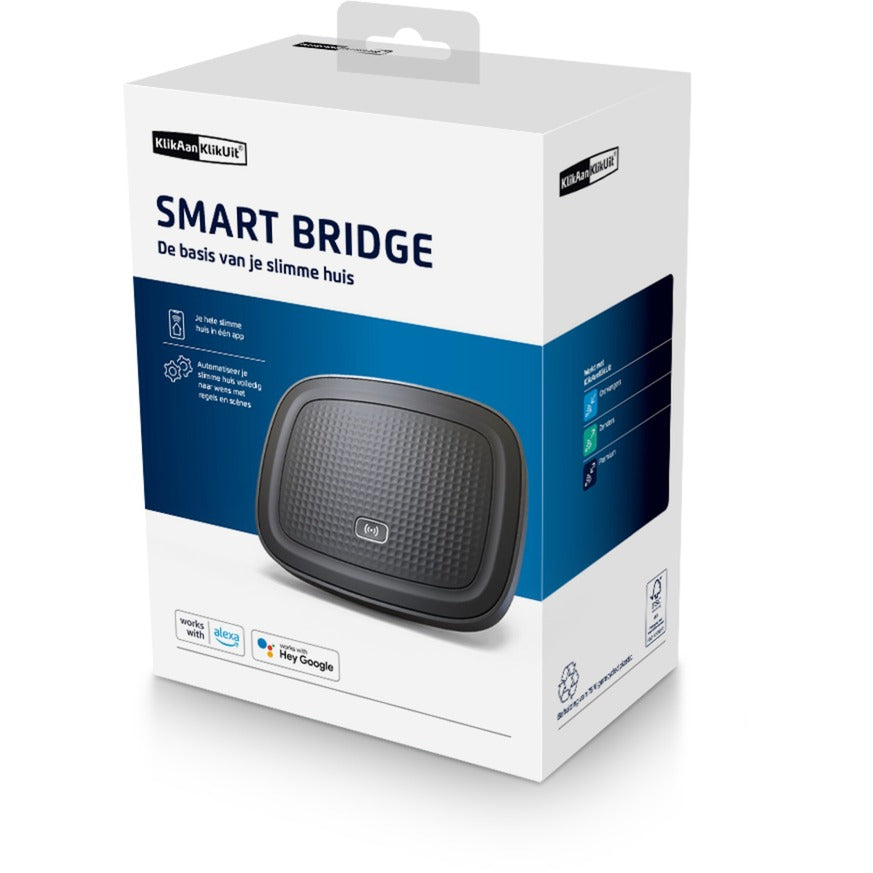 Klikaanklikuit smart bridge - centrale bediening met android ios app - compatibel met google assistant, amazon alexa, apple homekit - wifi