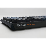 Ducky one 3 pro, gaming toetsenbord (zwart, us lay-out, cherry mx2a speed silver, rgb led, double-shot pbt, quack mechanics, hot swap)