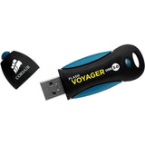 Corsair flash voyager usb 3.0 256 gb usb-stick (zwart blauw, cmfvy3a-256gb)