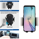 Act connectivity automatische smartphone autohouder met draadloze snellaadfunctie (zwart)