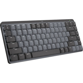 Logitech mx mechanical mini toetsenbord (zwart, us-international lay-out (qwerty), gl tactile, 80% (tkl), bluetooth)