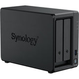 Synology diskstation ds725+ nas (zwart, 2x lan, usb-a 3.2 (5 gbit s))