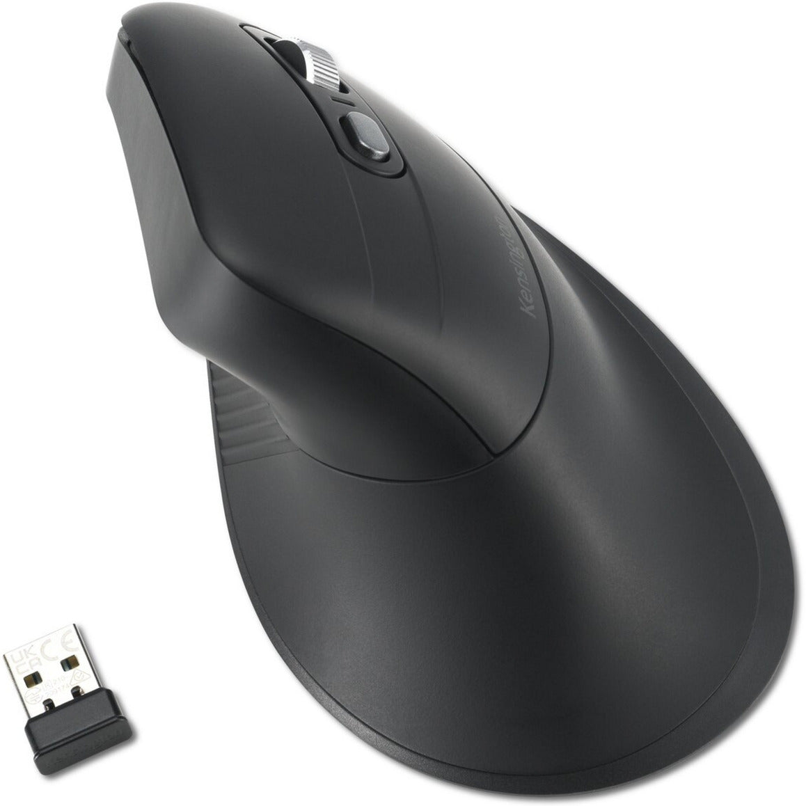 Kensington pro fit ergo my630 eq rechargeable mouse (zwart, 1000 - 2400 dpi, bluetooth, 2.4 ghz)