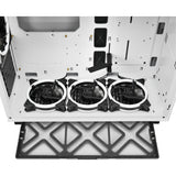 Sharkoon pure steel rgb midi tower behuizing (wit | 2x usb-a | rgb | tempered glass)