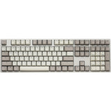 Ducky origin vintage, toetsenbord (grijs, us lay-out, cherry mx blue, hot swap, pbt double-shot keycaps)