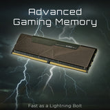 Klevv bolt x 16 gb ddr4-3200 (2x 8 gb) werkgeheugen (zwart, kd48gu880-32a160u, xmp 2.0)